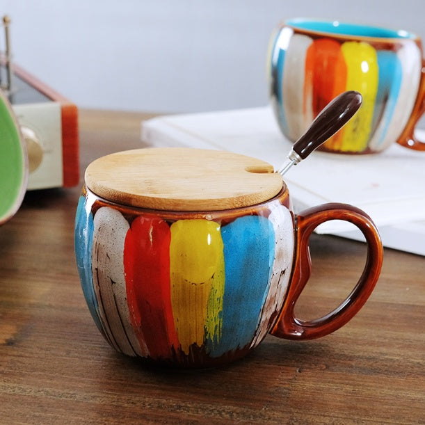 Creative ceramic cup milk cup water cup coffee cup breakfast cup