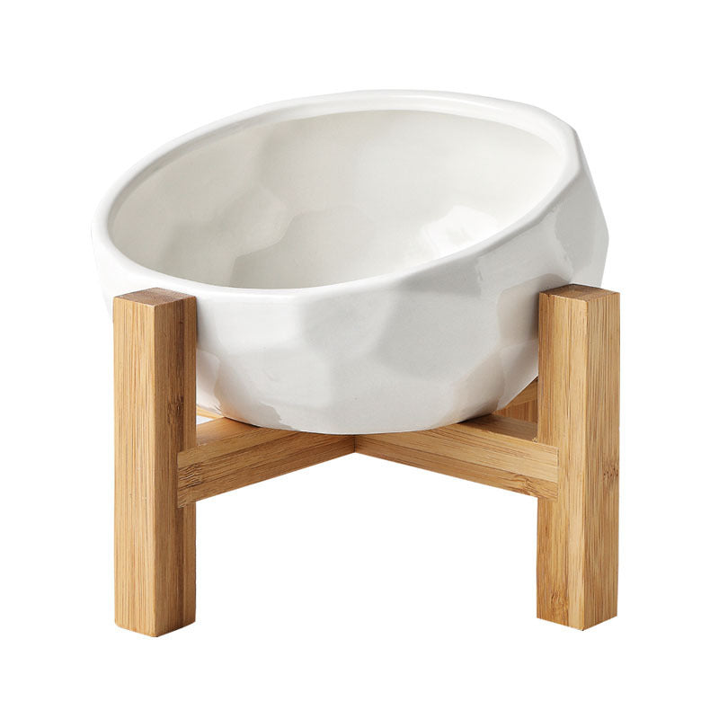 Pet Food Water Bowl With Stand