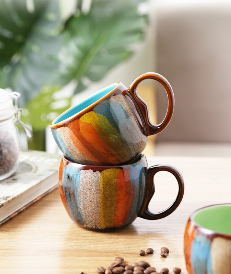 Creative ceramic cup milk cup water cup coffee cup breakfast cup