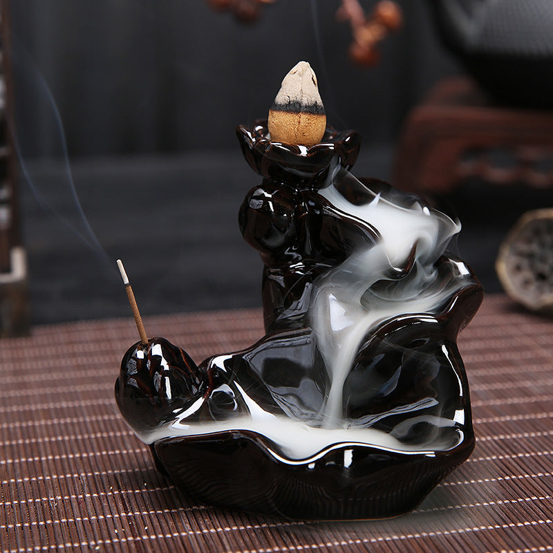 Backflow Incense Burner Backflow Incense Tower Incense Ceramic Incense Burner Ornaments