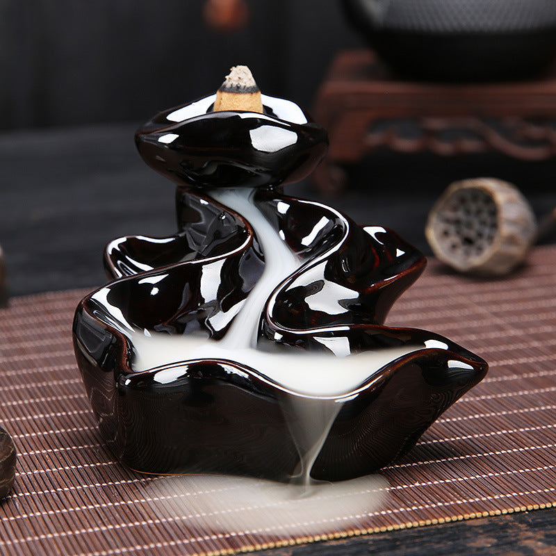 Backflow Incense Burner Backflow Incense Tower Incense Ceramic Incense Burner Ornaments