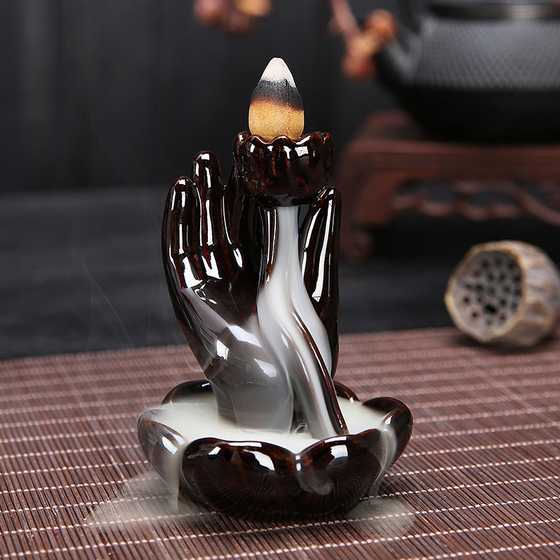 Backflow Incense Burner Backflow Incense Tower Incense Ceramic Incense Burner Ornaments