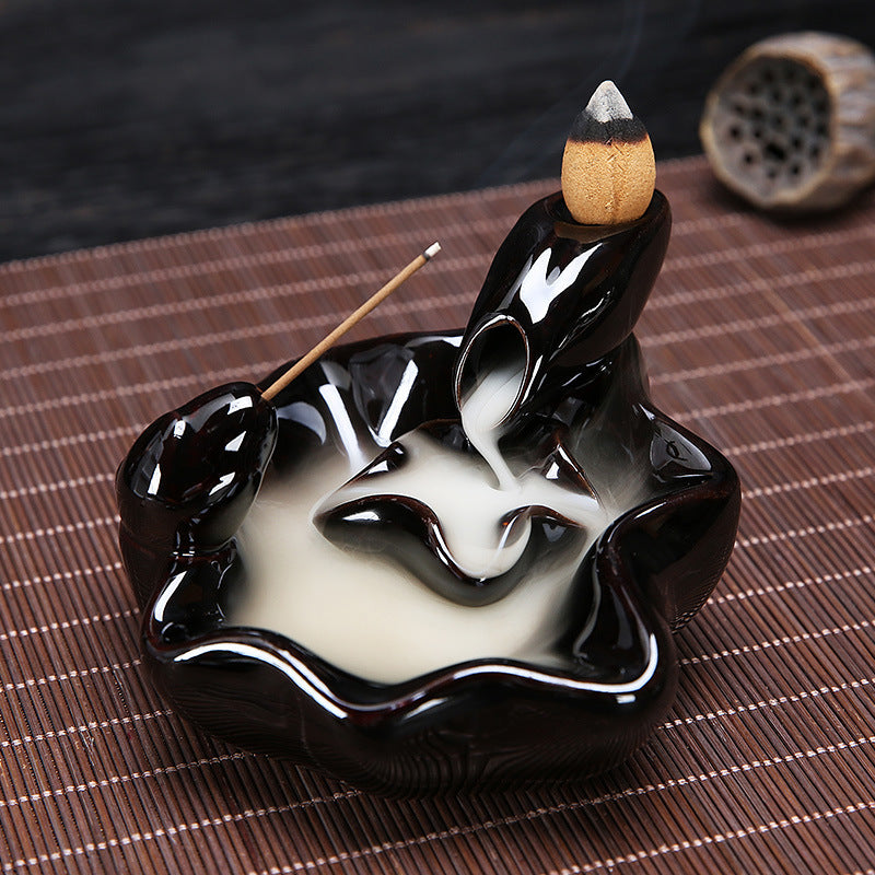 Backflow Incense Burner Backflow Incense Tower Incense Ceramic Incense Burner Ornaments